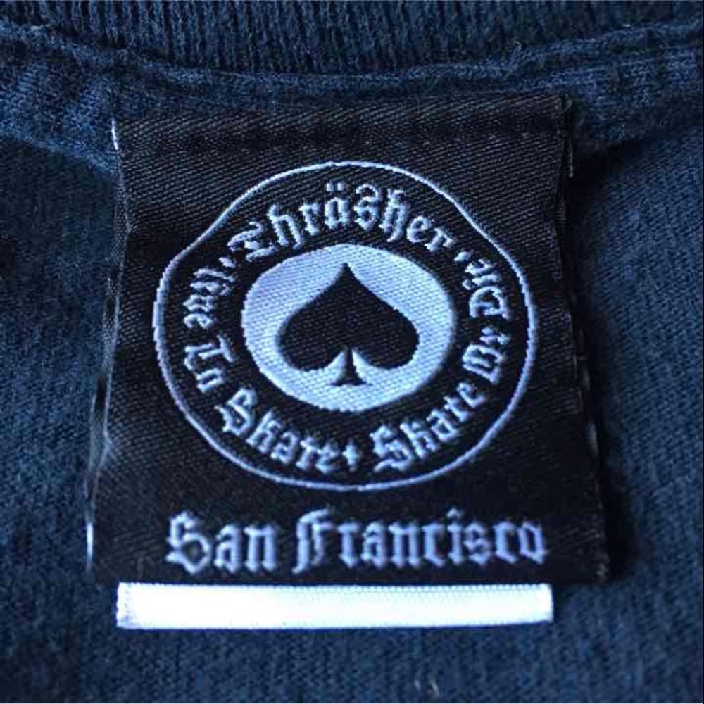 thrasher crop t shirt