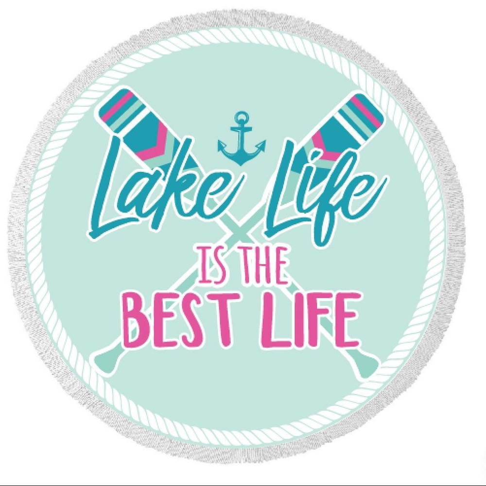 FINALE2 for $100! Lake Life Beach Towel