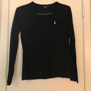 Ralph Lauren Sport black long sleeve shirt