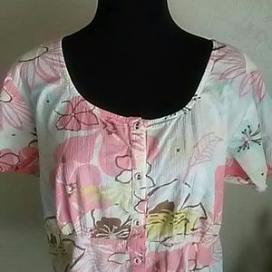 Dress Barn Floral Women's Top Size 14/16