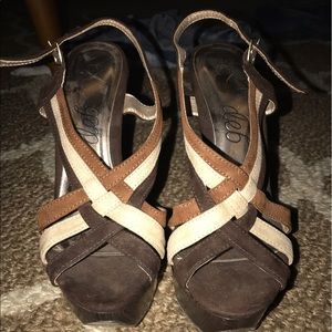 Brown heels from Deb shop