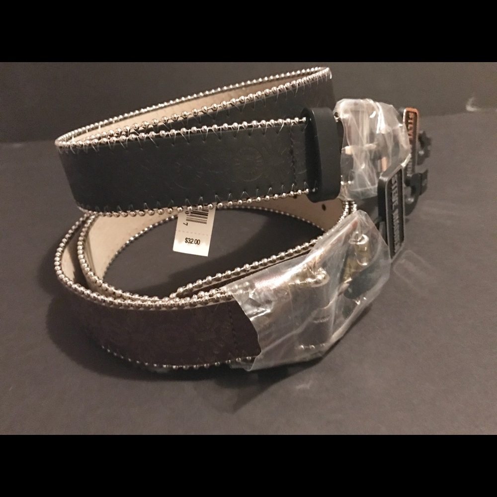 Steve Madden Embossed Belts