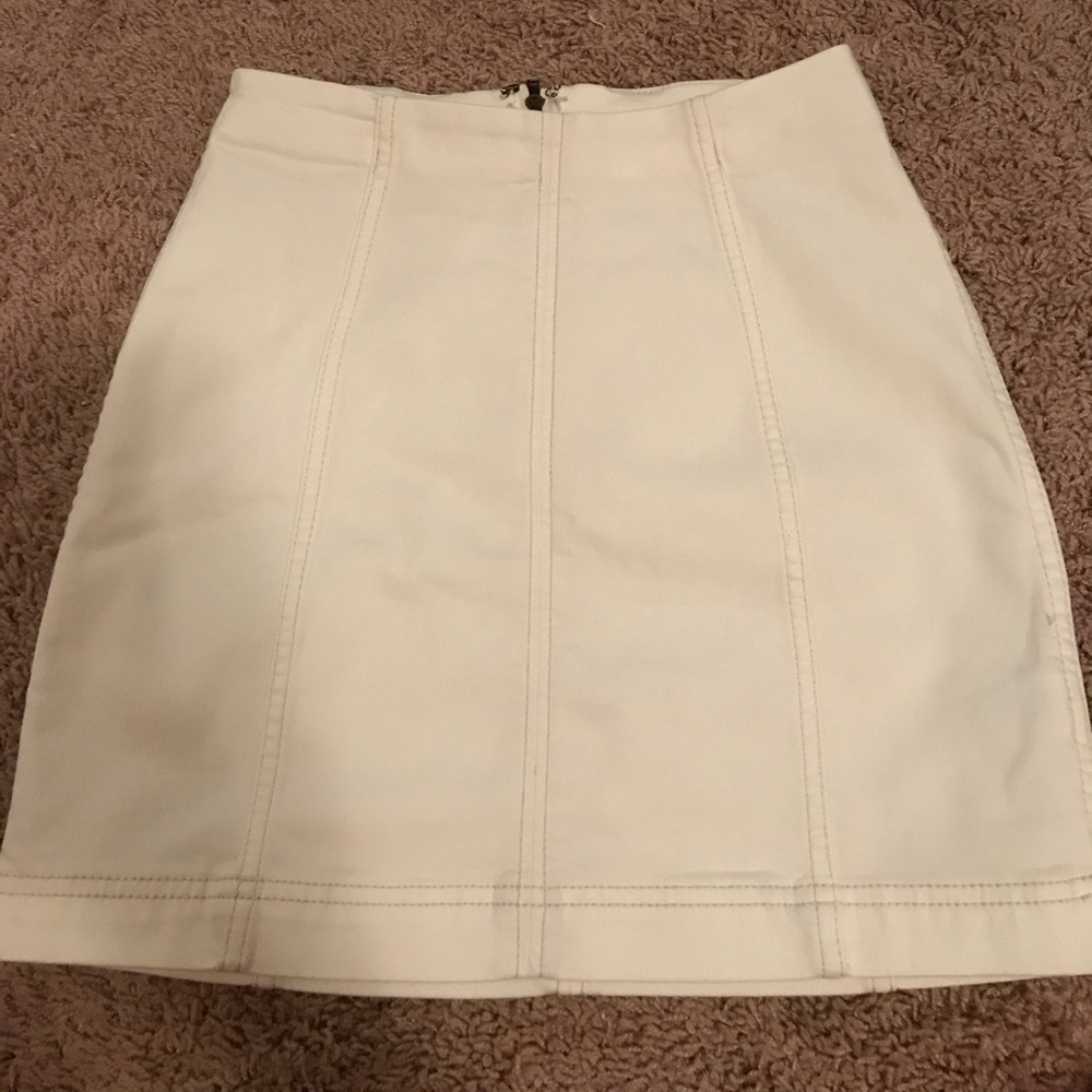 Free people white skirt NWOT