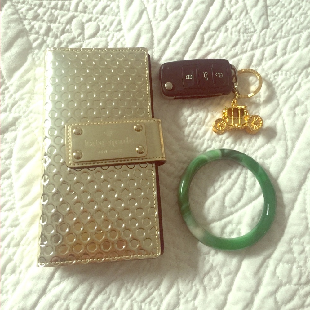 Kate Spade Gold Wallet