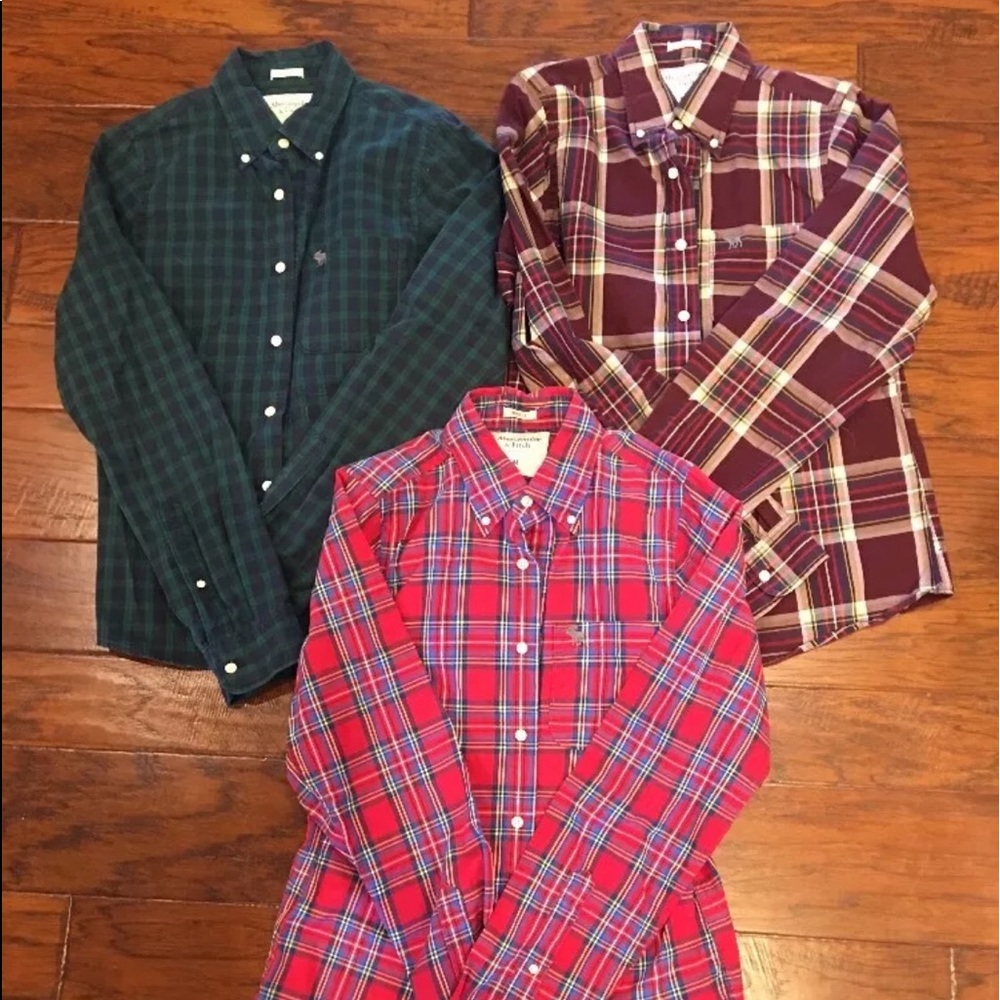 Abercrombie and Fitch Men's Shirt Medium Lot