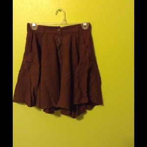 Brown skirt