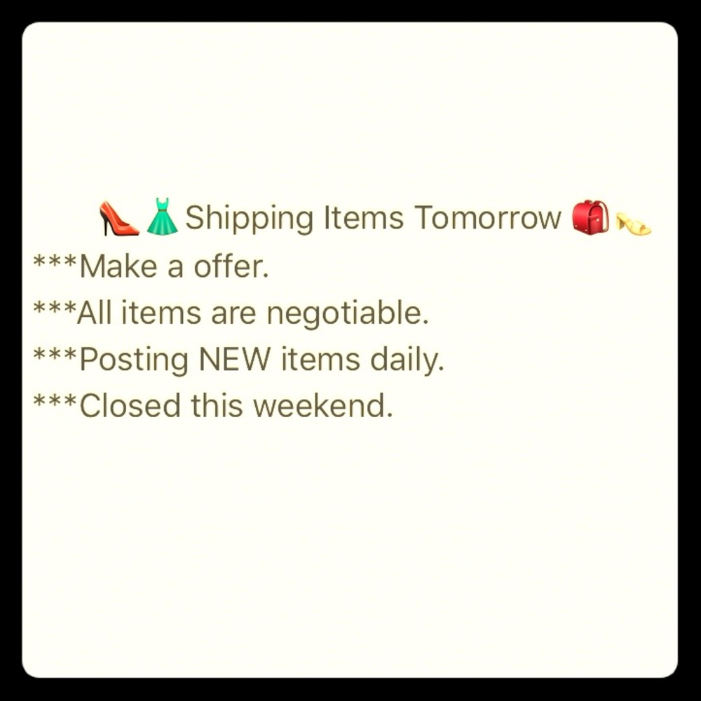 🌟🌟SHIPPING ITEMS TOMORROW💥💥