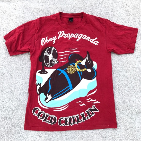 Obey Propaganda Cold Chillin Tee Shirt
