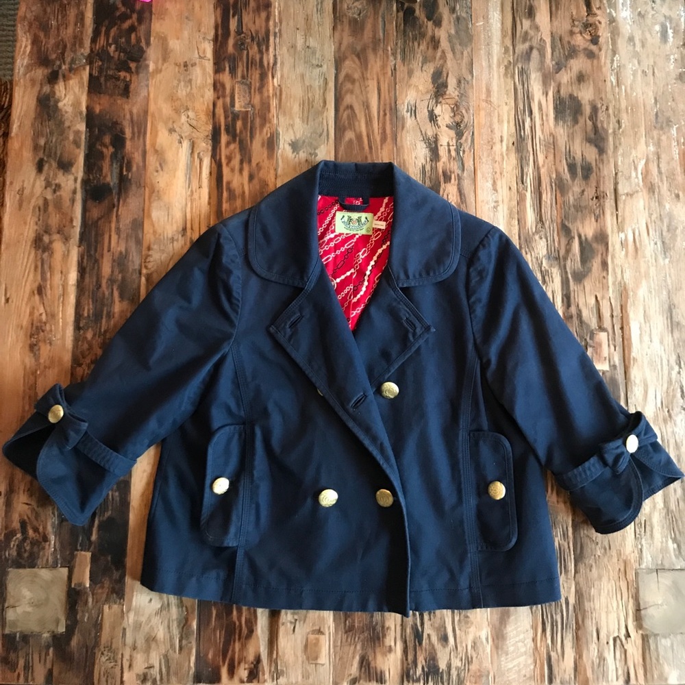 Juicy Couture Cropped Sleeve Jacket