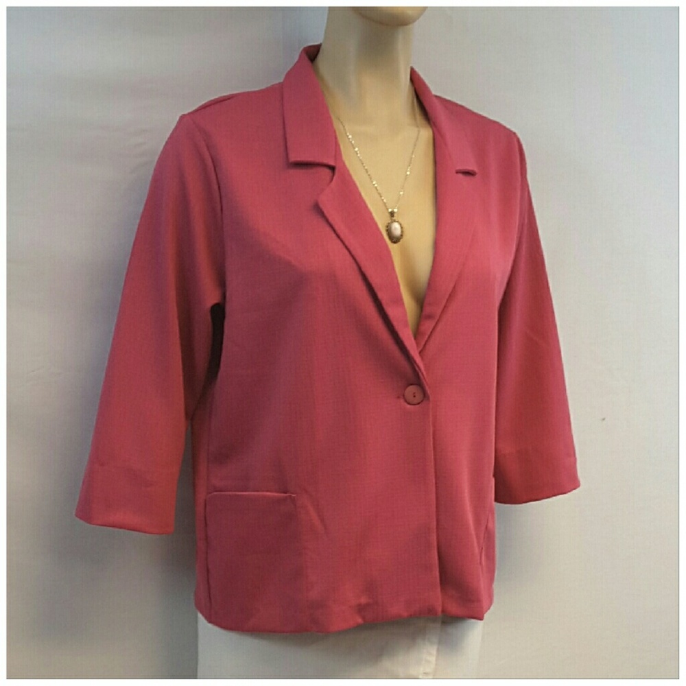 *PLUS* HABRAND Blazer, size 2X - Picture 2 of 8