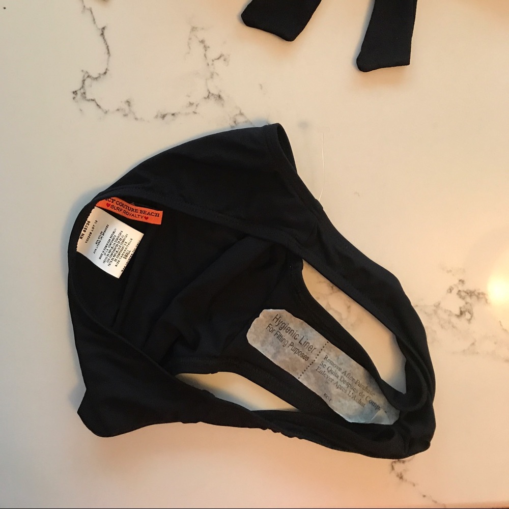 NEW Juicy Couture Black Bikini Sz S 🔥 - Picture 5 of 7