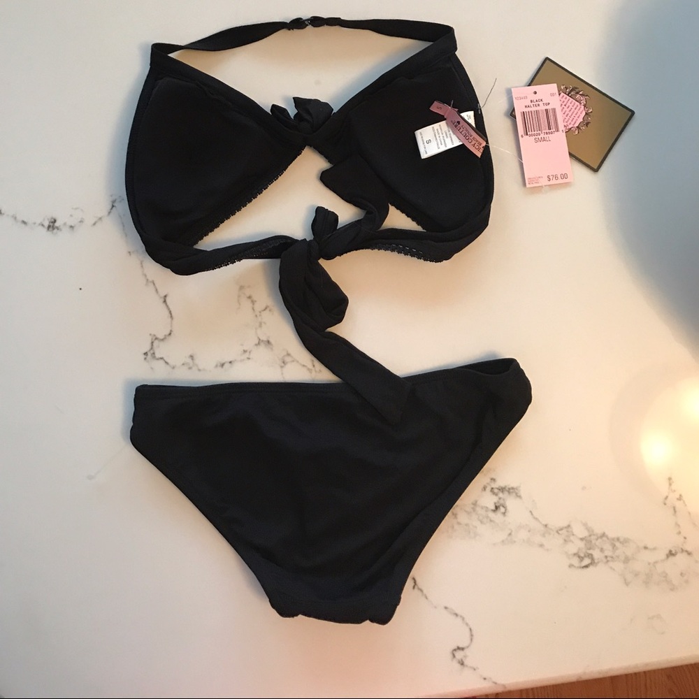 NEW Juicy Couture Black Bikini Sz S 🔥 - Picture 6 of 7