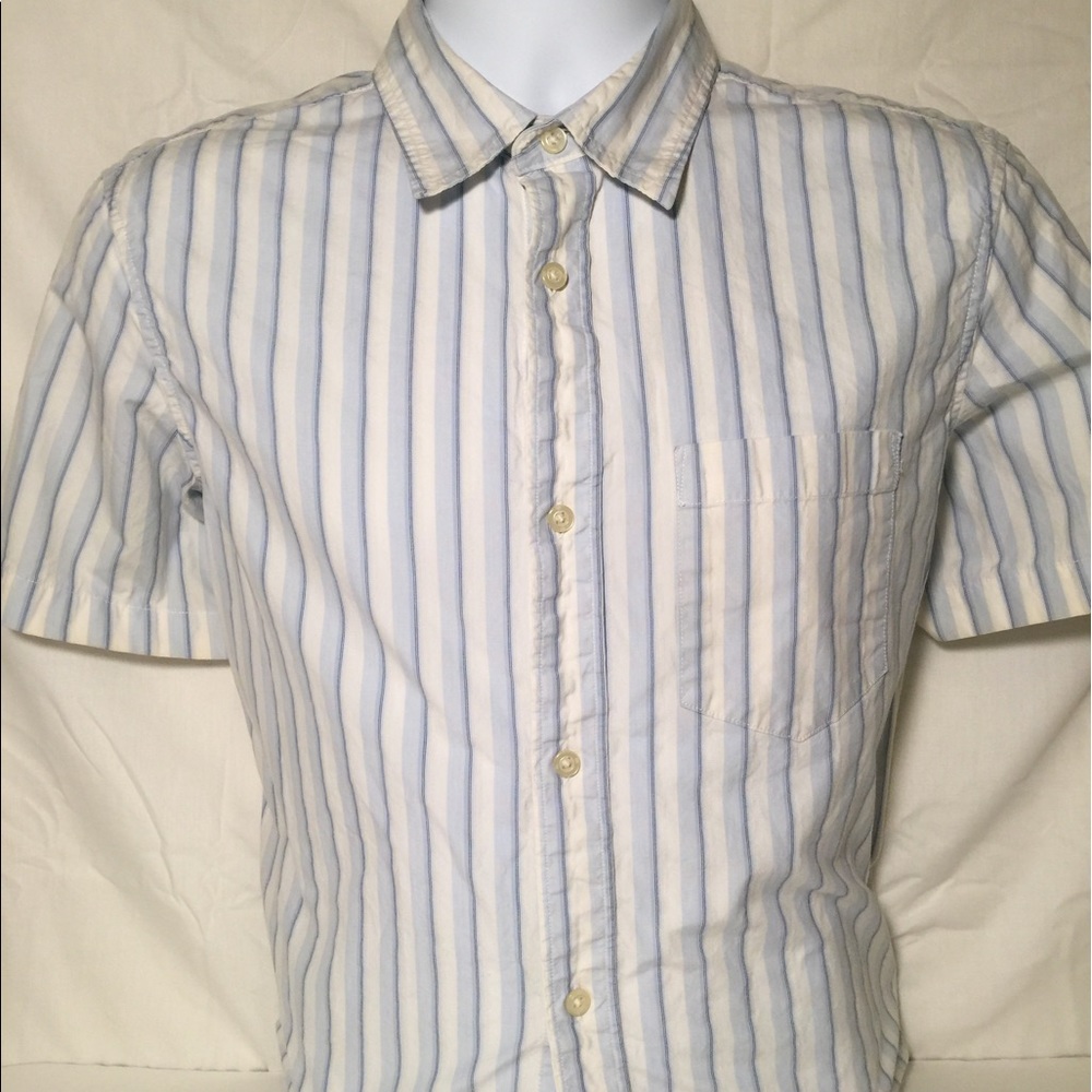 Banana Republic Men's Short Sleeve Polo Button M
