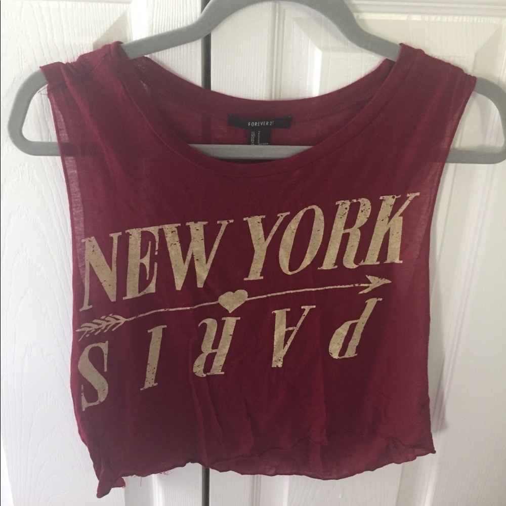 Soft fabric crop top