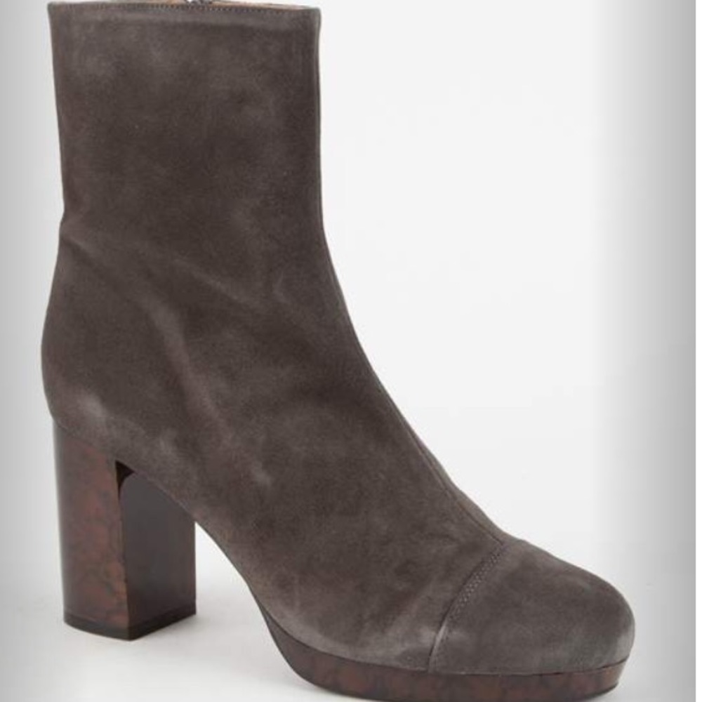 NWT Free People liquid gold platform boots