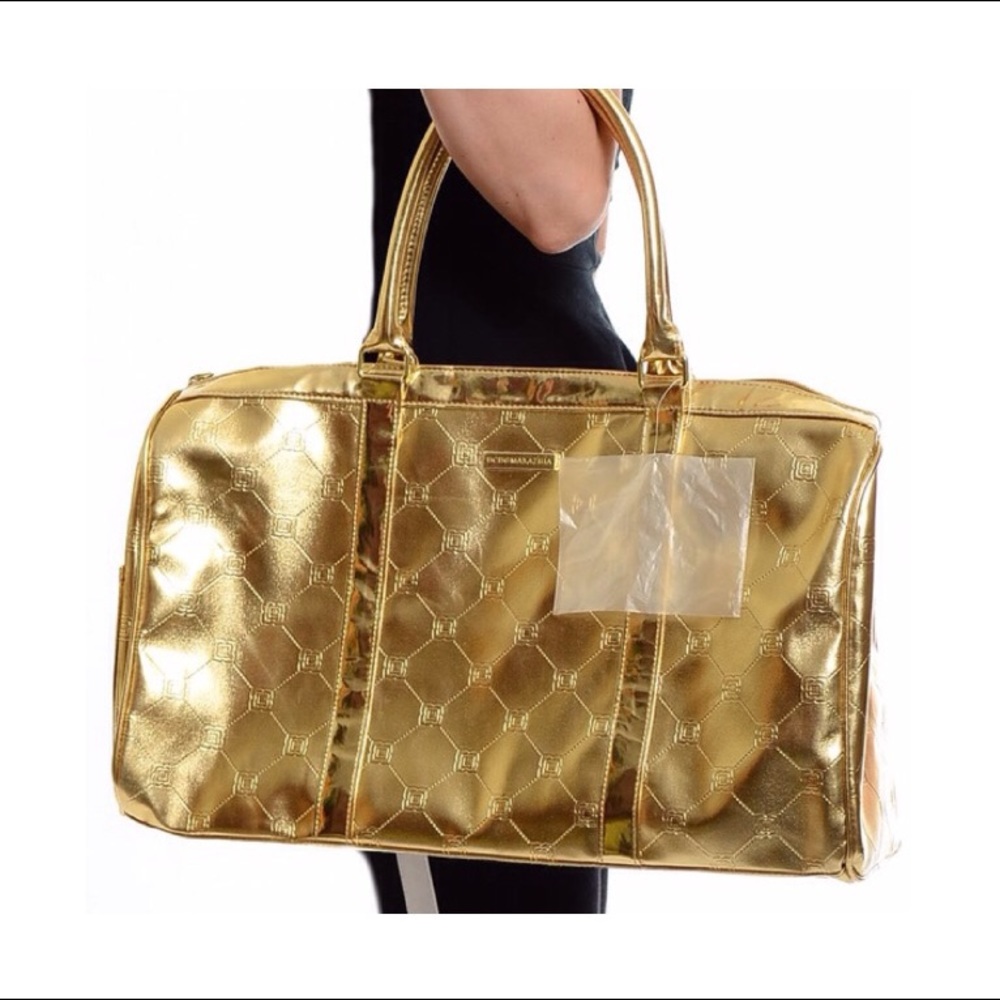 ❤️BCBG Gold Metallic Overnight Duffle Bag❤️ - Picture 2 of 3