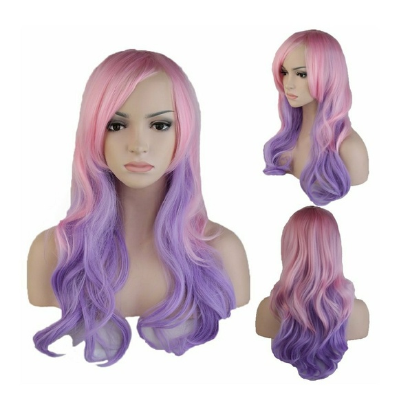 Pink Purple Beauty Wig