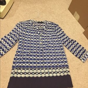 The Limited sheer 3/4 sleeve top