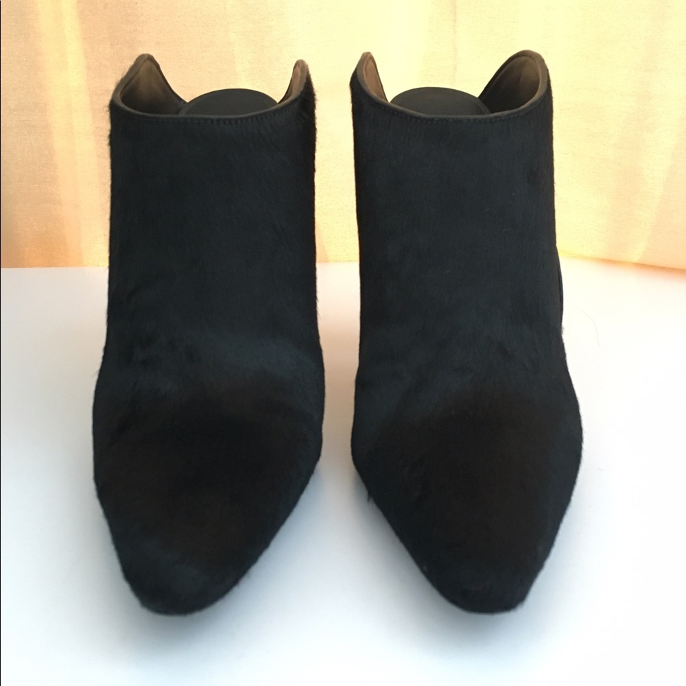 Alexander Wang Black Pony Hair Mules
