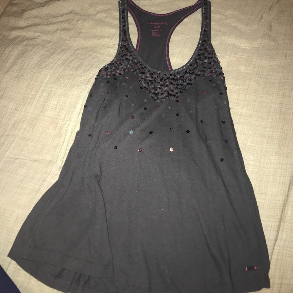 Aeropostale sequin tank