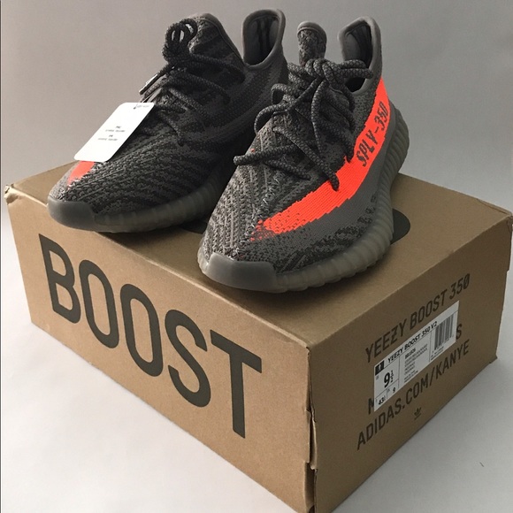 Yeezy 350 Boost V2 beluga grey/solar red