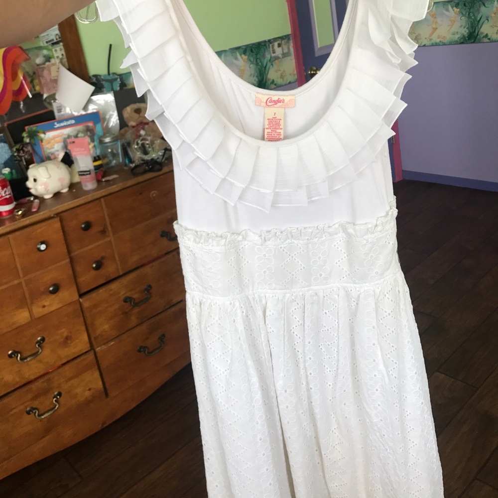 White lacy dress