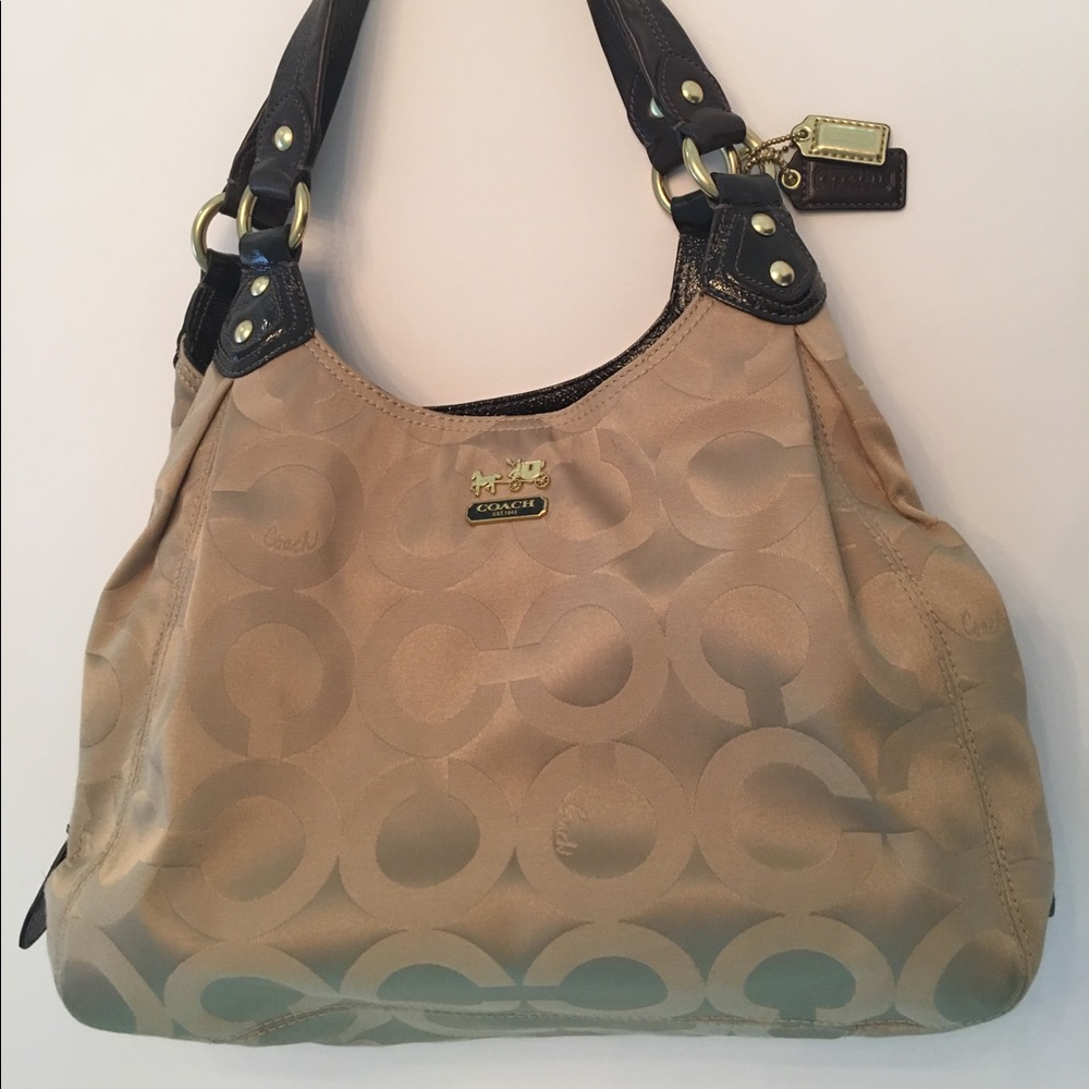 Authentic Coach Madison Sateen Hobo