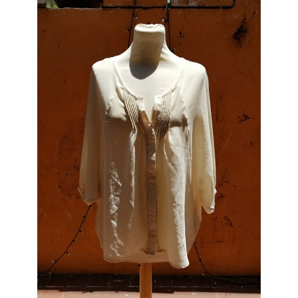 Sheer Peasant Blouse