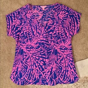 Lilly Pulitzer Asher Top- size XS! 100% silk!