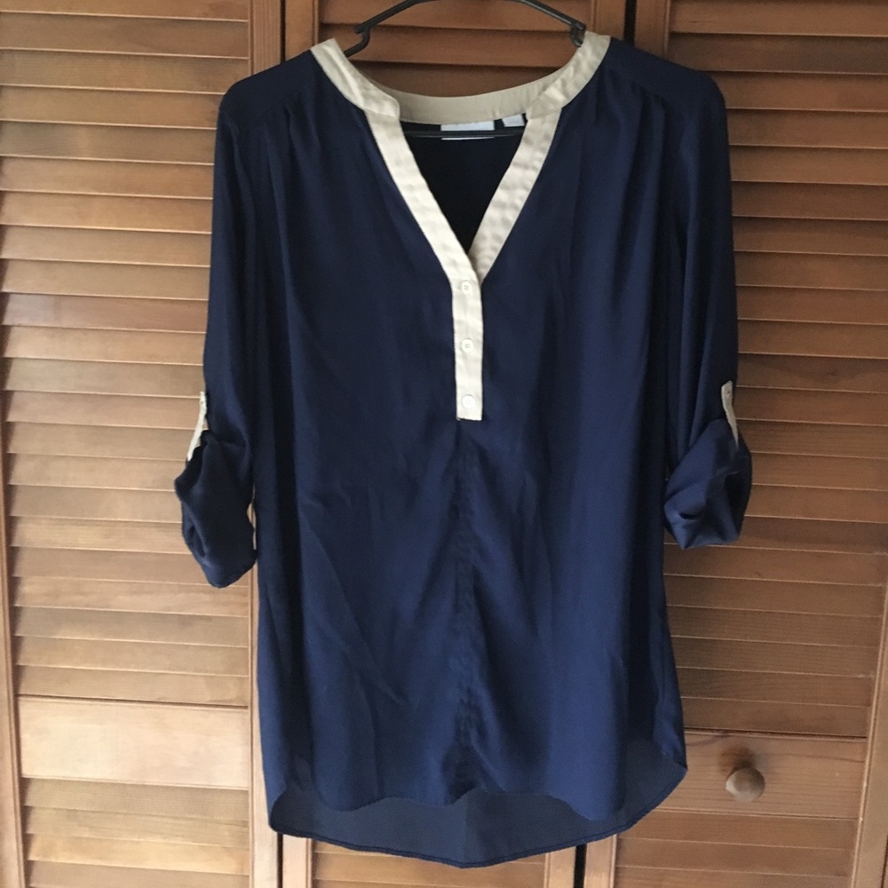 Navy and Cream Tunic