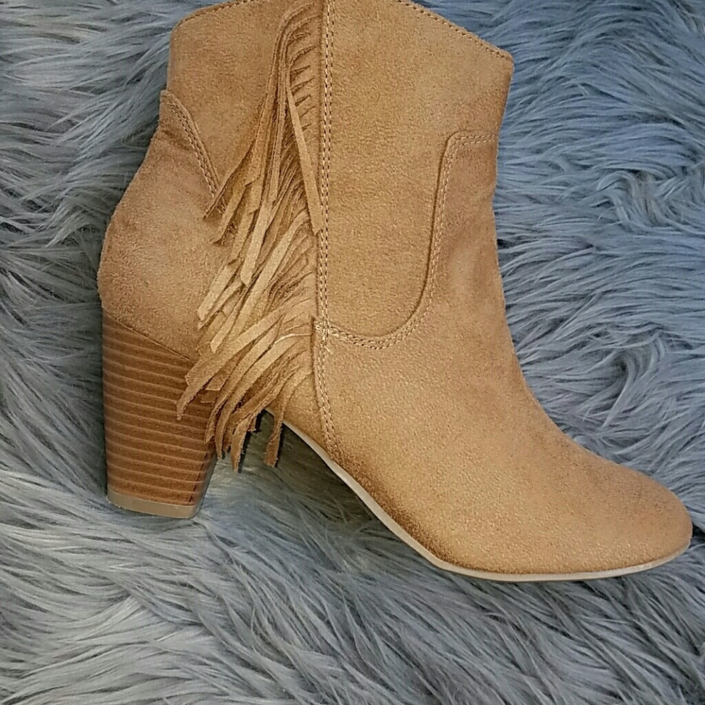 Chinese Laundry womens brown suede boots Sz 6 1/2