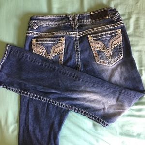 VIGOSS slim boot jeans 7/8