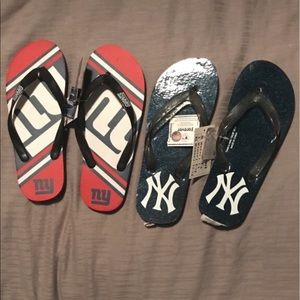 NY Giants + NY Yankee flip flops