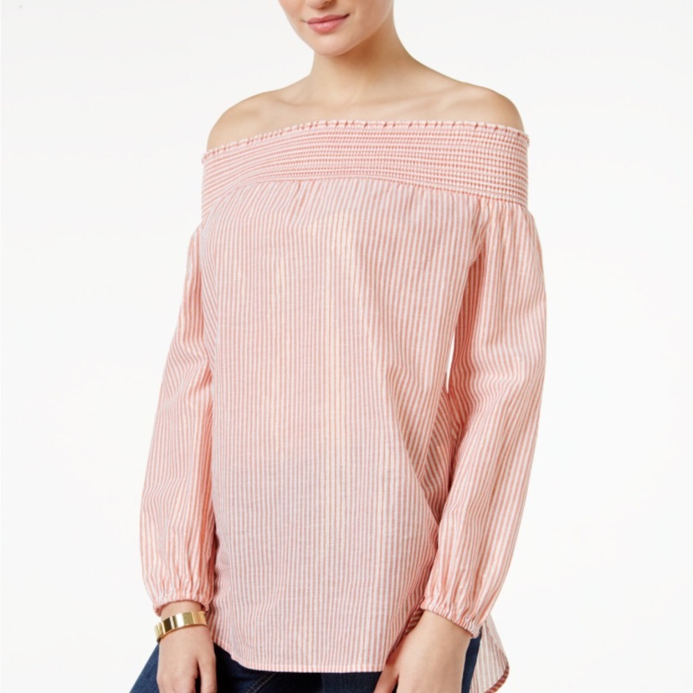 ✨FINAL MARKDOWN ✨Michael Kors Off The Shoulder Top - Picture 1 of 5