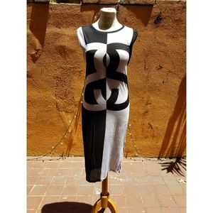 Black and White Stussy Dress