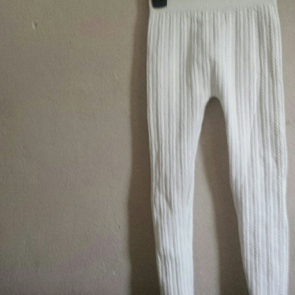 White leggings
