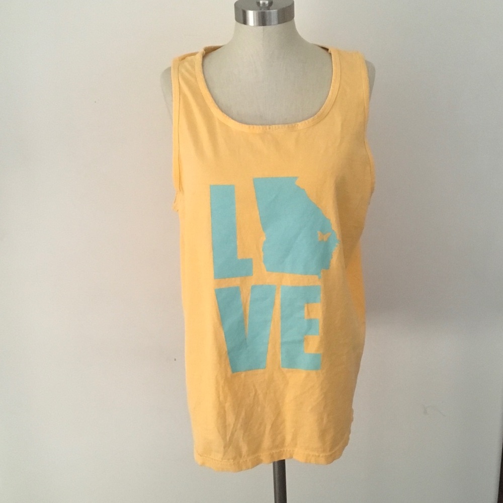 Large Georgia Love tee.