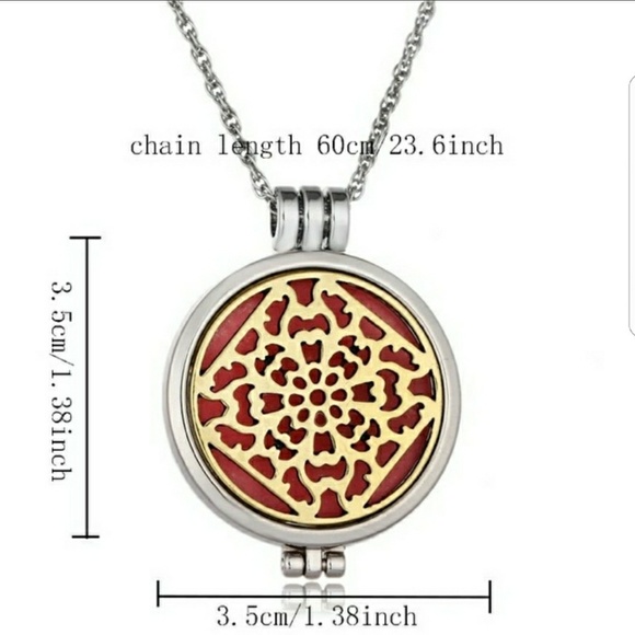 Diffuser Necklace Gold & Rose Gold - Picture 2 of 5