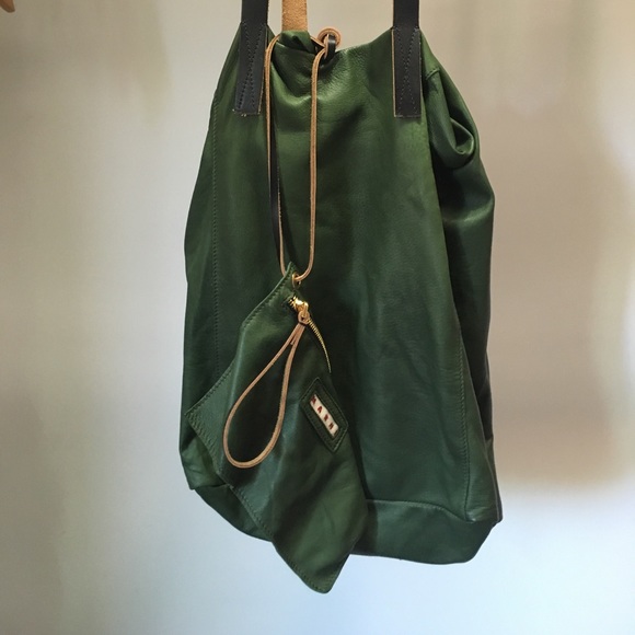 Green leather MARNI bag - Picture 3 of 3