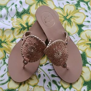 NEW Jack Rogers Georgica Raffia cork sandals