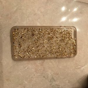 Glitter clear iPhone 6 Plus case