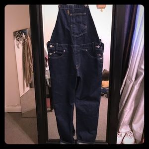 Dark blue levi overalls never worn