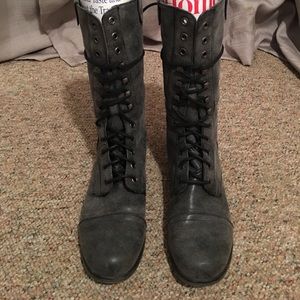 Madden Girl combat boots