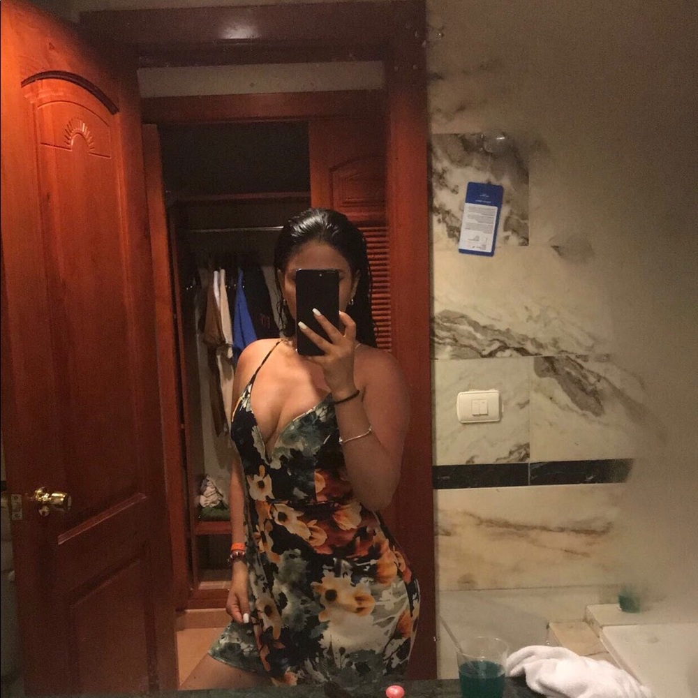 Floral bodycon dress