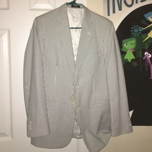 Seersucker Formal Blazer