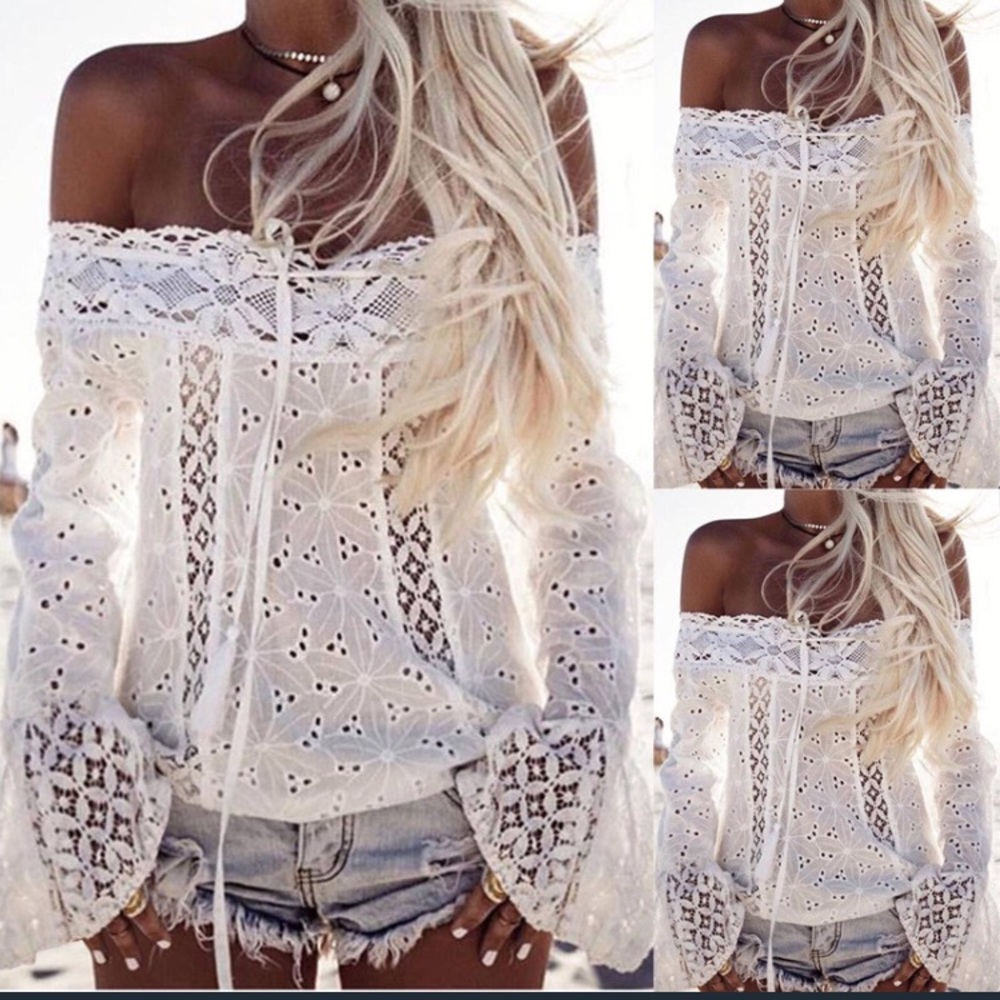 Summer off the shoulder top