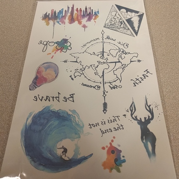 Diamonds & Jules Other - Water Transfer Temporary Tattoo