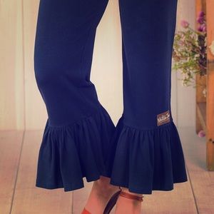 Navy Blue Matilda Jane Big Ruffles