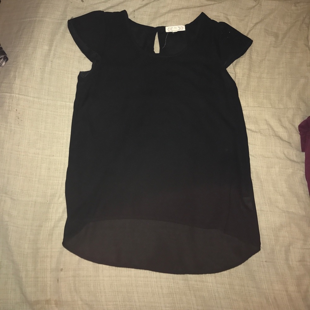 Rue 21 Sheer black blouse