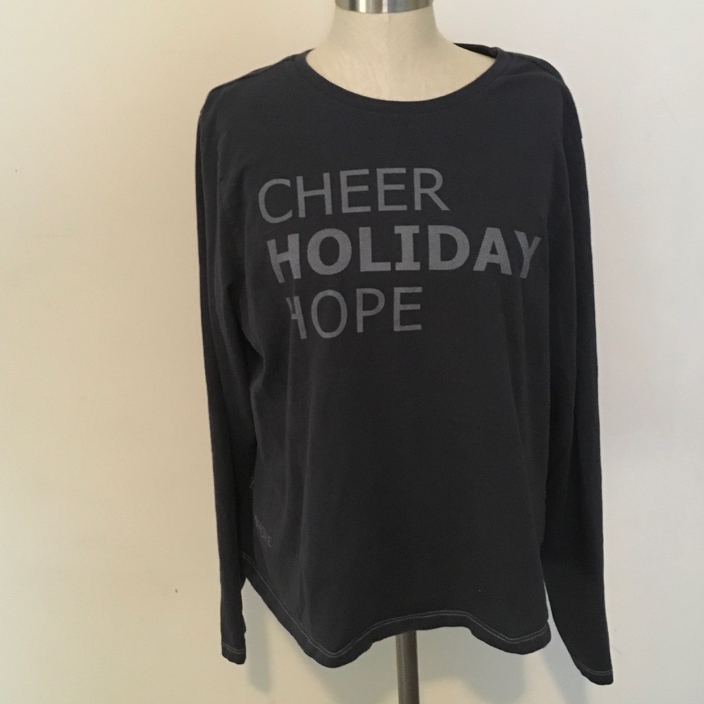 XXL long sleeve holiday tee.